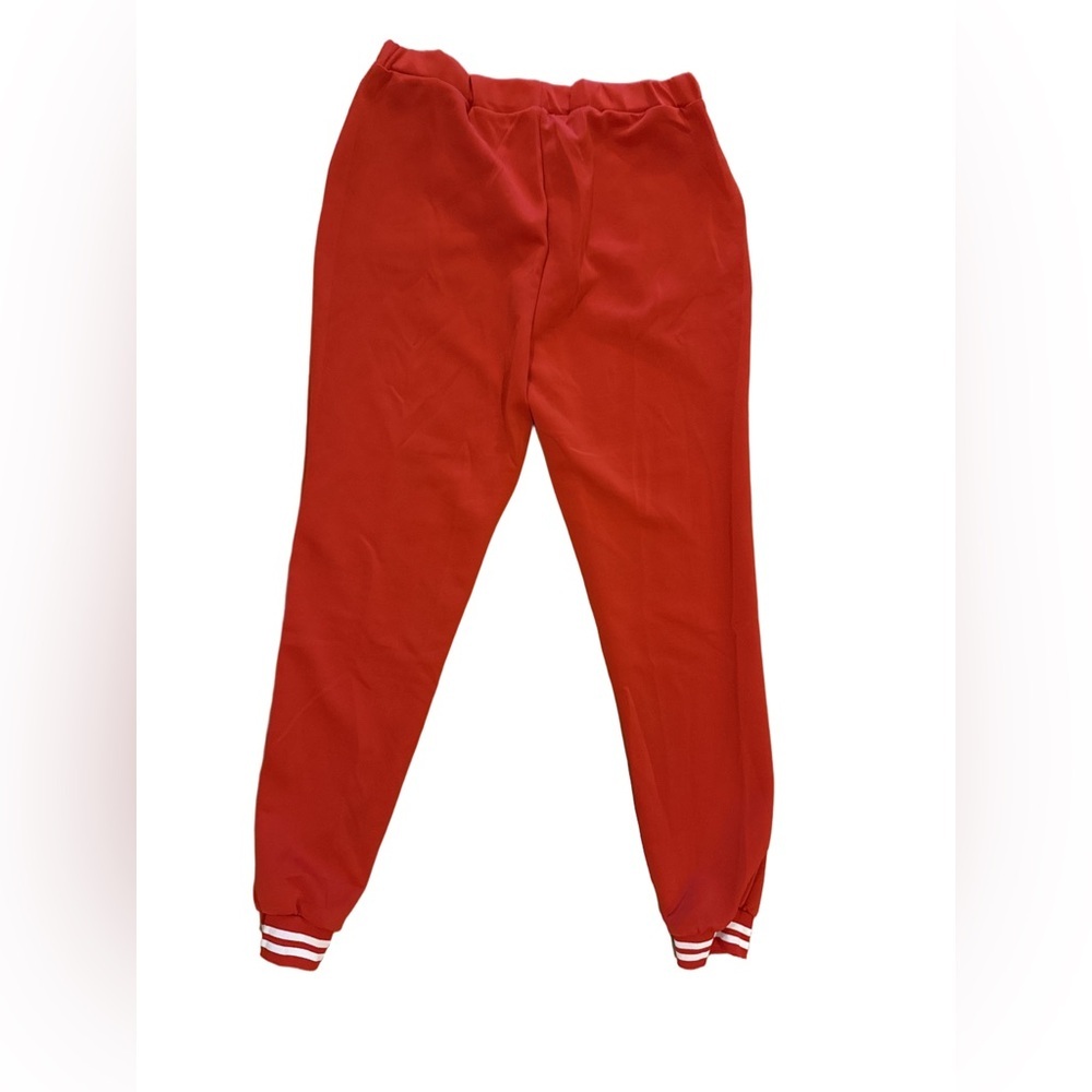 Red Varsity Jacket and Pants Set - Picture 5 of 5